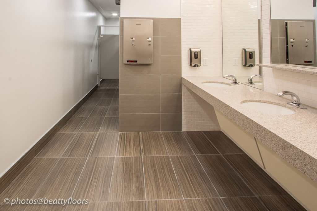 Sap Commercial Bathrooms Renovation, Commercial Bathroom Tile